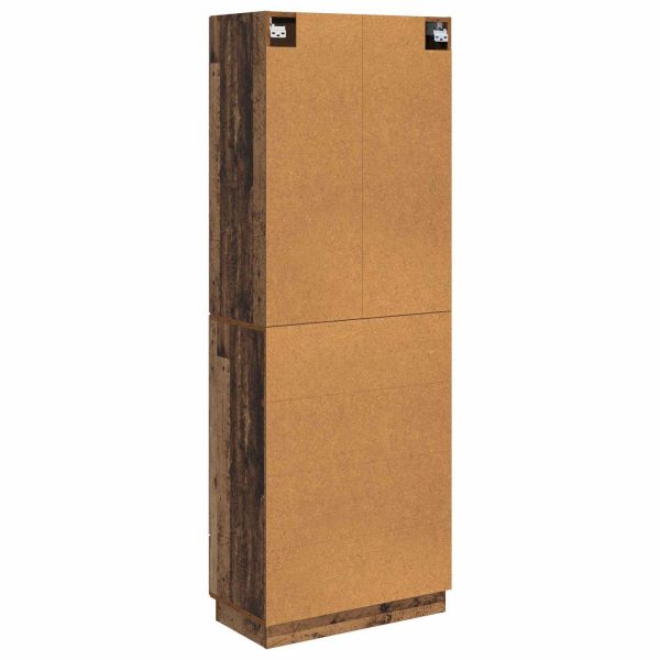Комплект шкафове 2 pcs Старо дърво 66 x 34,5 x 87 см