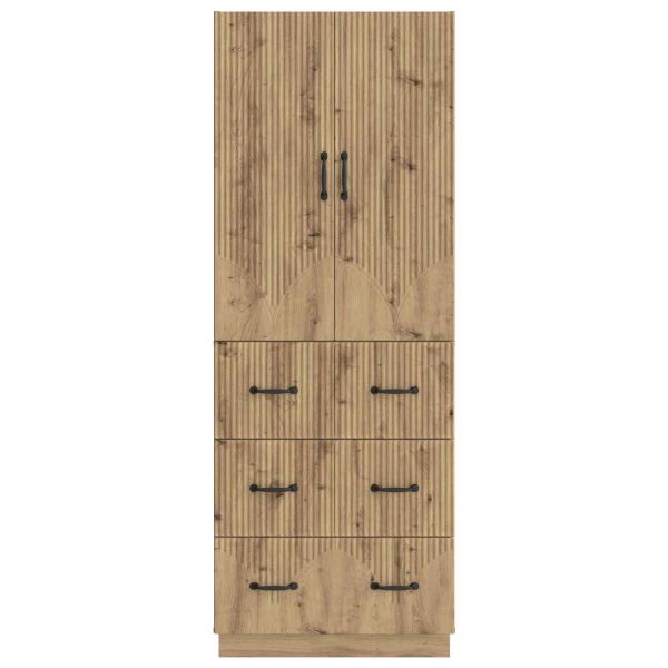 Комплект шкафове 2 pcs Дъб артизан 66 x 34,5 x 87 см