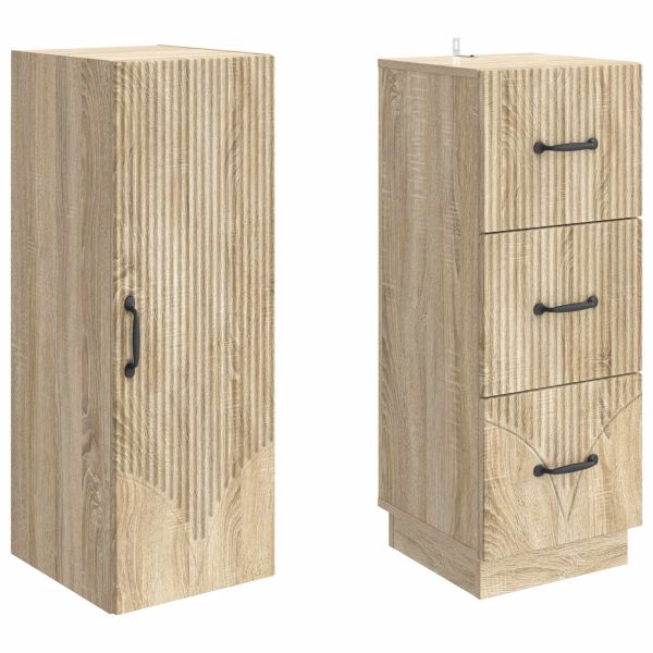 Комплект шкафове 2 pcs Дъб сонома 33 x 34,5 x 87 см