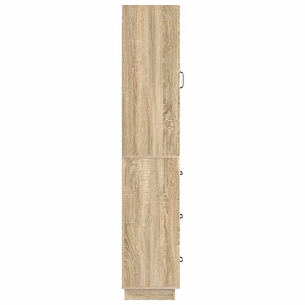 Комплект шкафове 2 pcs Дъб сонома 33 x 34,5 x 87 см