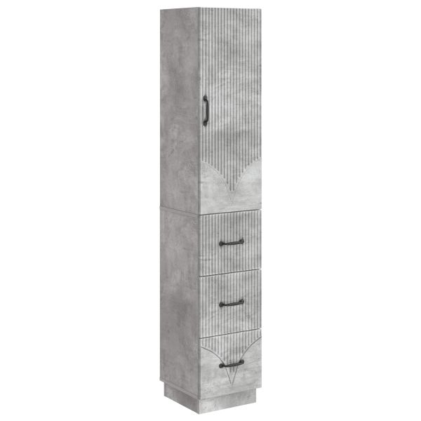Комплект шкафове 2 pcs Бетонно сиво 33 x 34,5 x 87 см