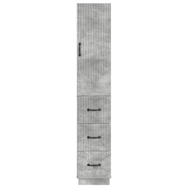 Комплект шкафове 2 pcs Бетонно сиво 33 x 34,5 x 87 см