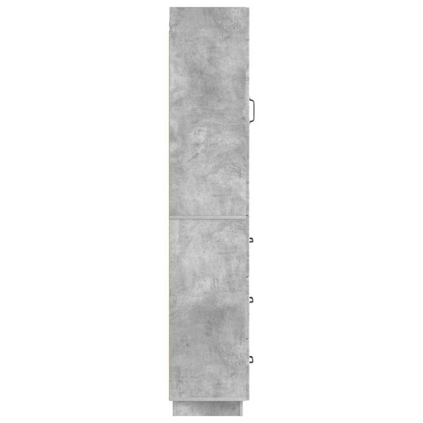 Комплект шкафове 2 pcs Бетонно сиво 33 x 34,5 x 87 см