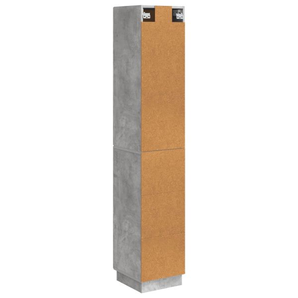 Комплект шкафове 2 pcs Бетонно сиво 33 x 34,5 x 87 см