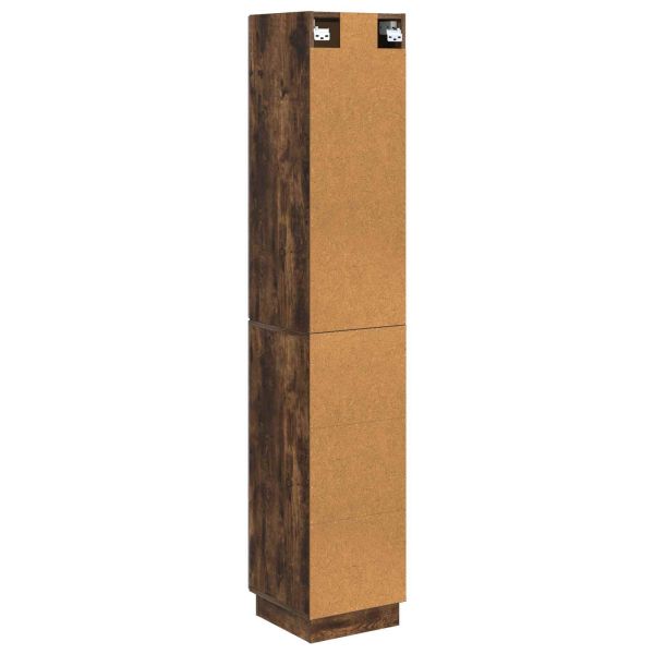 Комплект шкафове 2 pcs Опушен дъб 33 x 34,5 x 87 см