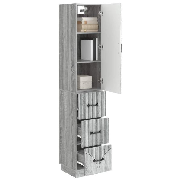 Комплект шкафове 2 pcs Сив Сонома 33 x 34,5 x 87 см