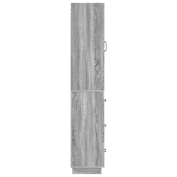 Комплект шкафове 2 pcs Сив Сонома 33 x 34,5 x 87 см
