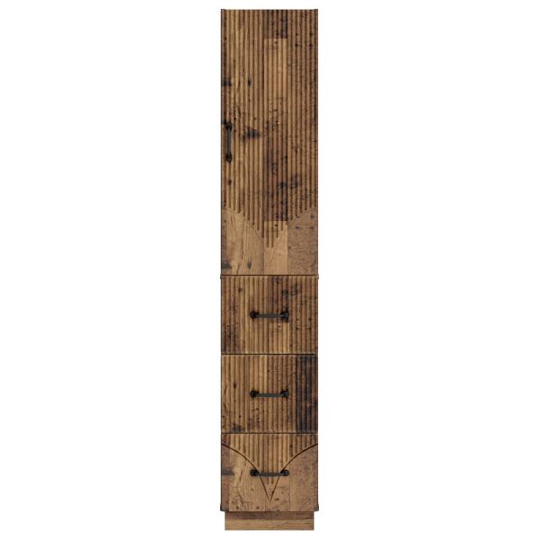Комплект шкафове 2 pcs Старо дърво 33 x 34,5 x 87 см