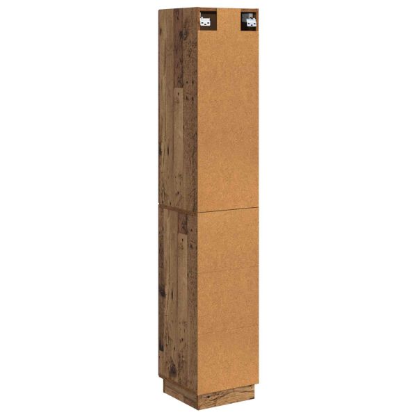 Комплект шкафове 2 pcs Старо дърво 33 x 34,5 x 87 см