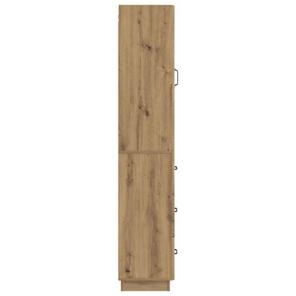 Комплект шкафове 2 pcs Дъб артизан 33 x 34,5 x 87 см