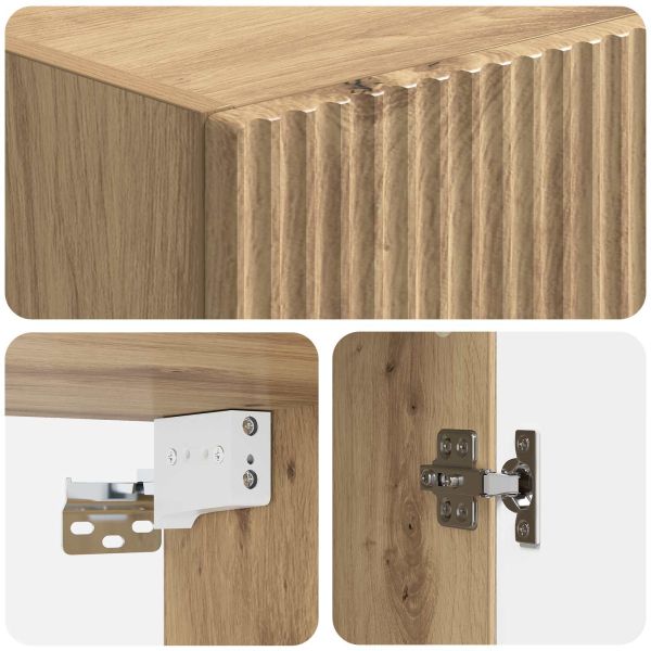 Комплект шкафове 2 pcs Дъб артизан 33 x 34,5 x 87 см