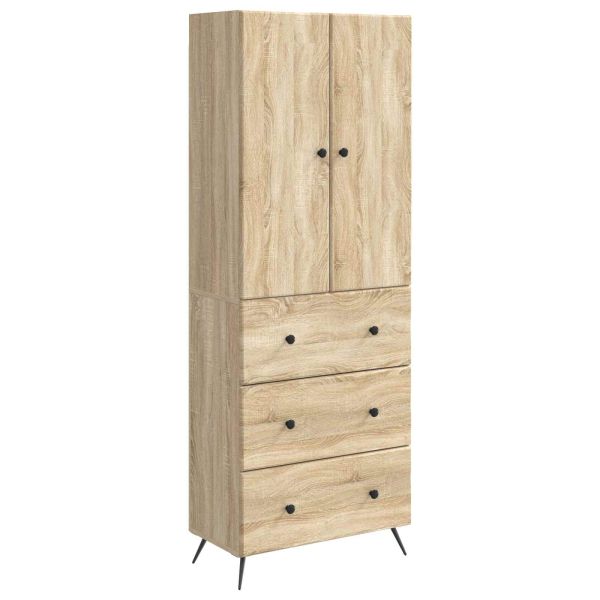 Комплект шкафове 2 pcs Дъб сонома 66 x 34,5 x 90 см