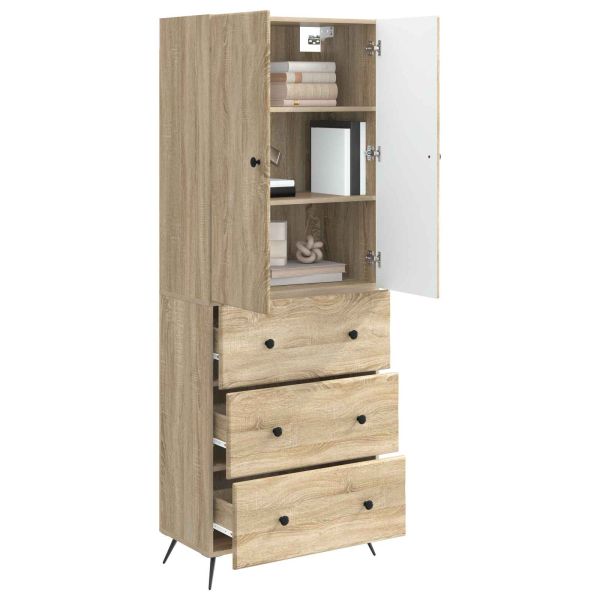 Комплект шкафове 2 pcs Дъб сонома 66 x 34,5 x 90 см