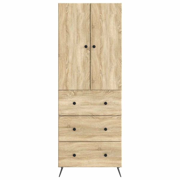 Комплект шкафове 2 pcs Дъб сонома 66 x 34,5 x 90 см