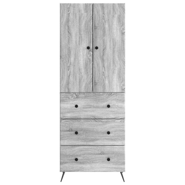 Комплект шкафове 2 pcs Сив Сонома 66 x 34,5 x 90 см