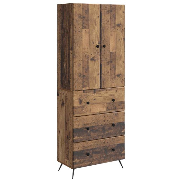 Комплект шкафове 2 pcs Старо дърво 66 x 34,5 x 90 см