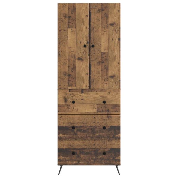 Комплект шкафове 2 pcs Старо дърво 66 x 34,5 x 90 см
