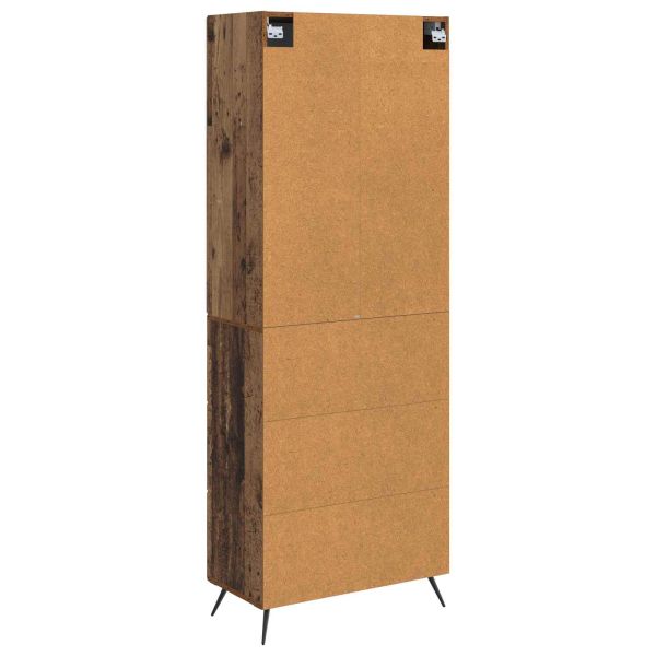 Комплект шкафове 2 pcs Старо дърво 66 x 34,5 x 90 см