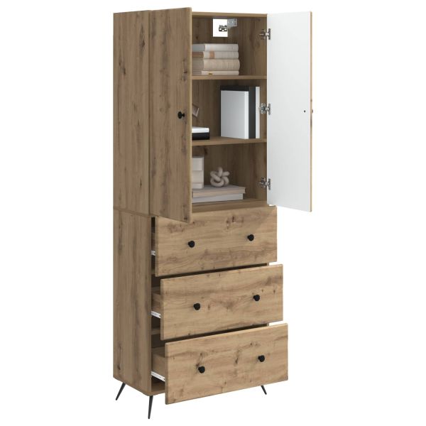 Комплект шкафове 2 pcs Дъб артизан 66 x 34,5 x 90 см