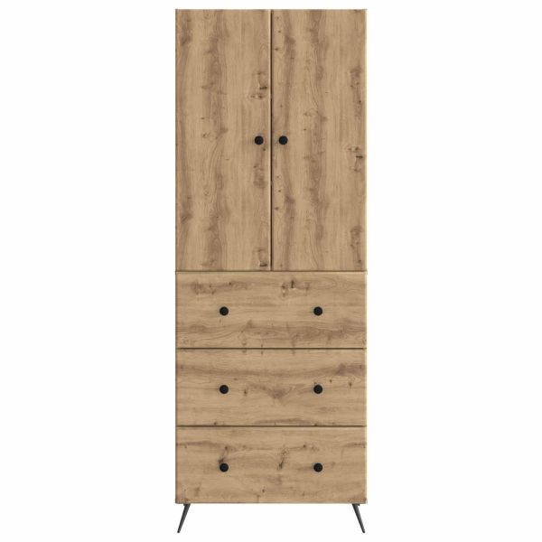 Комплект шкафове 2 pcs Дъб артизан 66 x 34,5 x 90 см