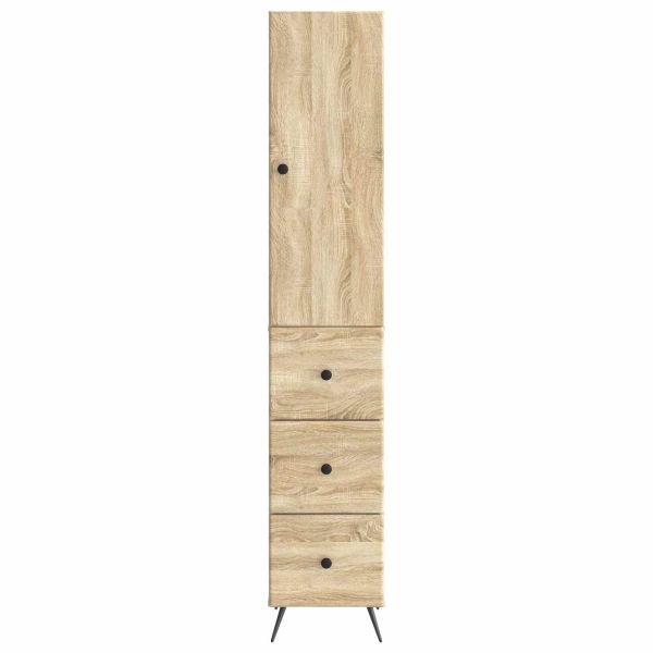 Комплект шкафове 2 pcs Дъб сонома 34,5 x 34,5 x 90 см