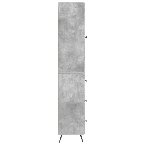 Комплект шкафове 2 pcs Бетонно сиво 34,5 x 34,5 x 90 см