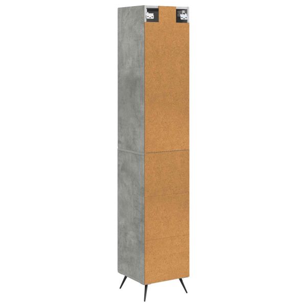 Комплект шкафове 2 pcs Бетонно сиво 34,5 x 34,5 x 90 см
