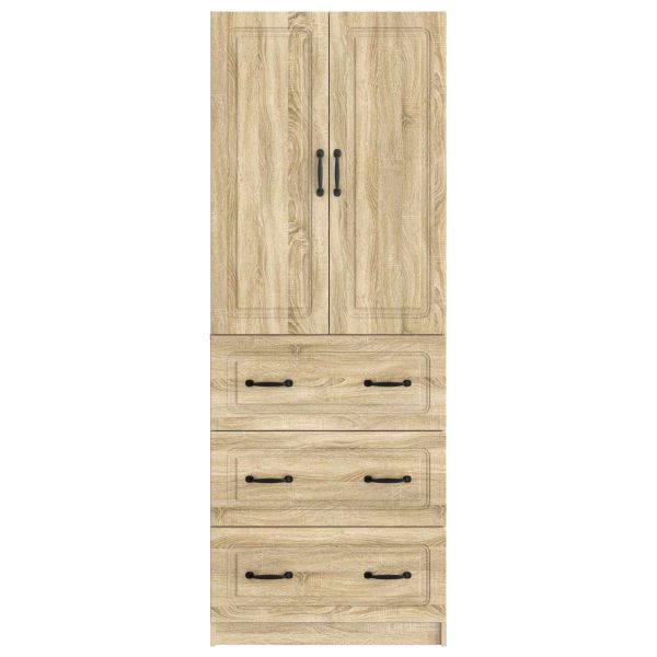 Комплект шкафове 2 pcs Дъб сонома 66 x 34,5 x 87 см