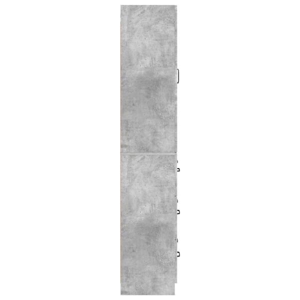 Комплект шкафове 2 pcs Бетонно сиво 66 x 34,5 x 87 см