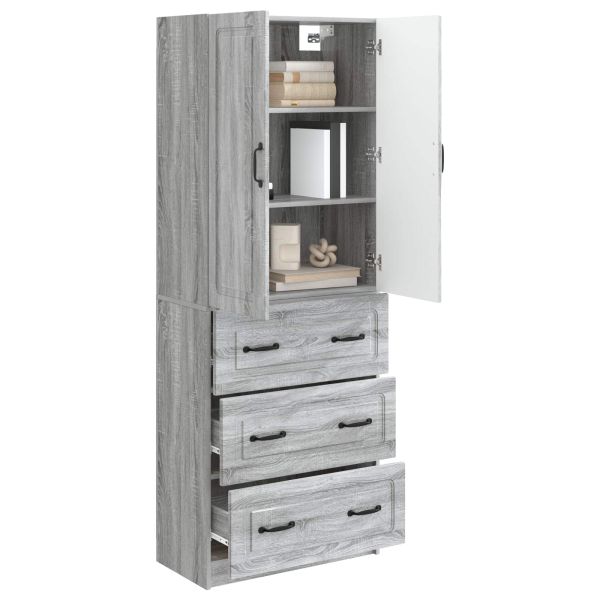 Комплект шкафове 2 pcs Сив Сонома 66 x 34,5 x 87 см