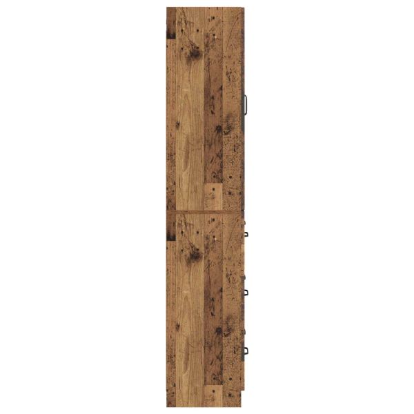 Комплект шкафове 2 pcs Старо дърво 66 x 34,5 x 87 см