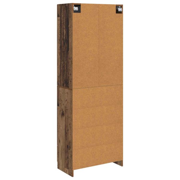 Комплект шкафове 2 pcs Старо дърво 66 x 34,5 x 87 см