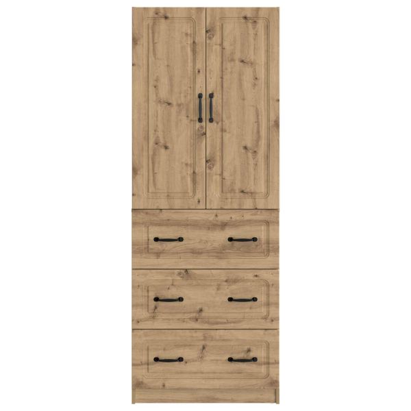 Комплект шкафове 2 pcs Дъб артизан 66 x 34,5 x 87 см