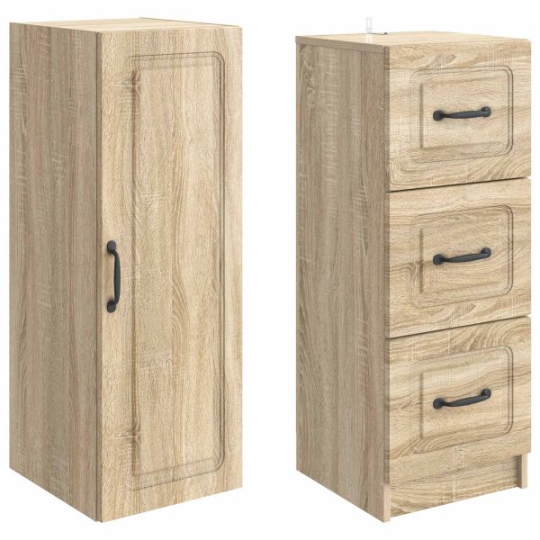 Комплект шкафове 2 pcs Дъб сонома 33 x 34,5 x 87 см