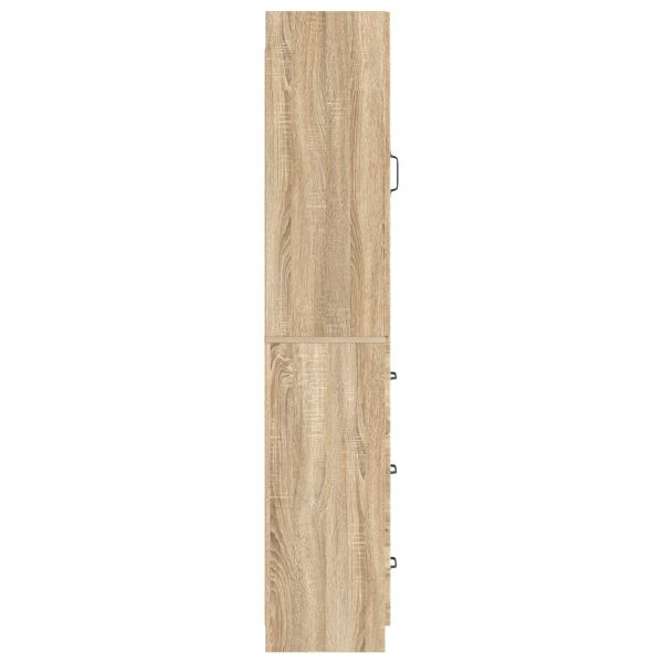 Комплект шкафове 2 pcs Дъб сонома 33 x 34,5 x 87 см