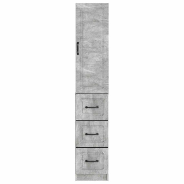 Комплект шкафове 2 pcs Бетонно сиво 33 x 34,5 x 87 см