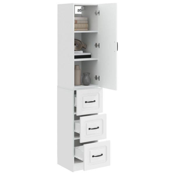 Комплект шкафове 2 pcs Бял гланц 33 x 34,5 x 87 см