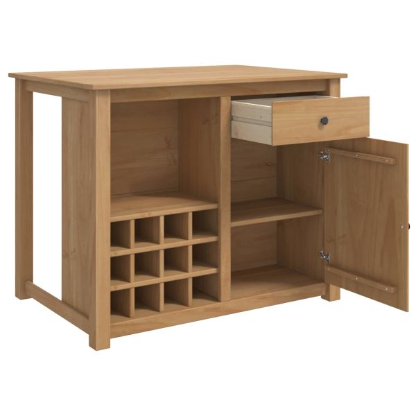 Кухненска количка PANAMA 2 pcs Пчелен восък 112 x 77 x 90 см