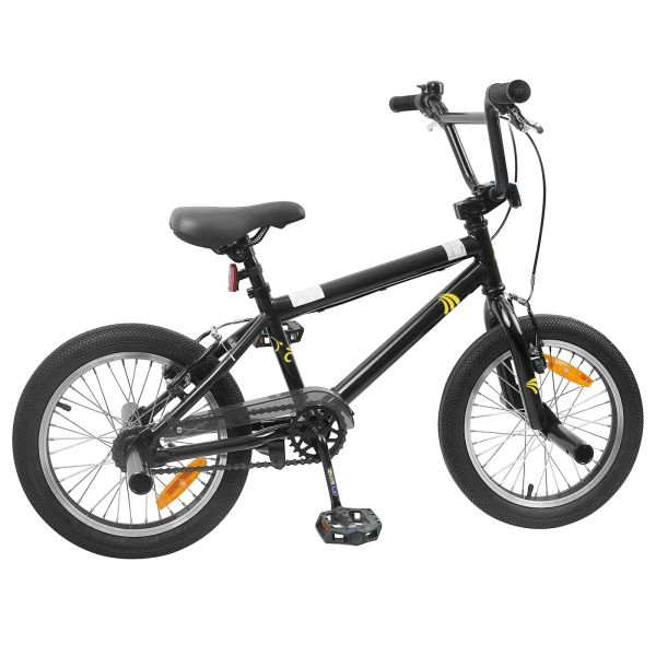 BMX Велосипед 20 инча за деца над 9 години Черно