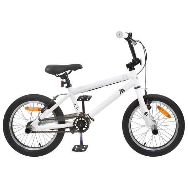 BMX Велосипед 20 инча за деца над 9 години Бяло