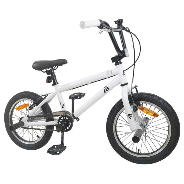 BMX Велосипед 20 инча за деца над 9 години Бяло