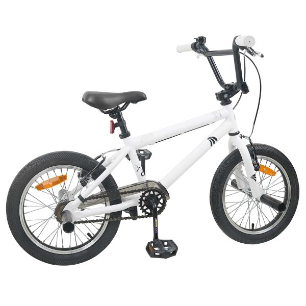 BMX Велосипед 20 инча за деца над 9 години Бяло
