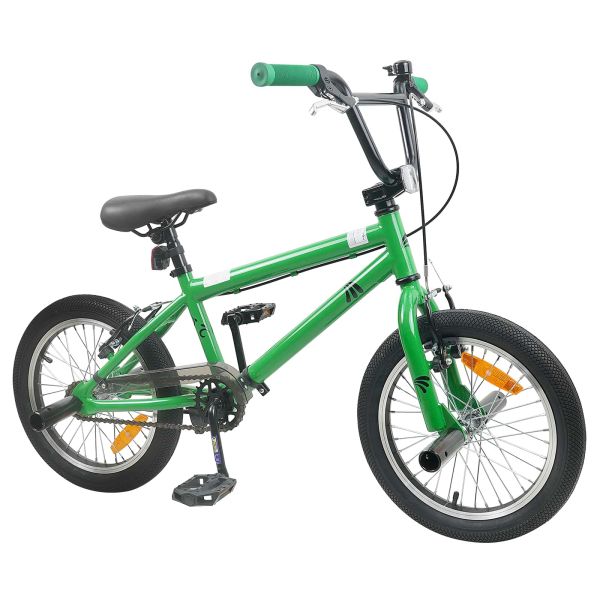 BMX Велосипед 20 инча за деца над 9 години Зелено