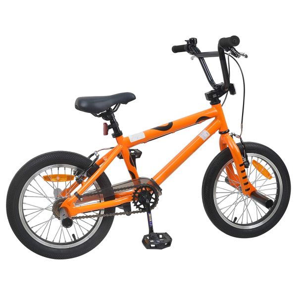 BMX Велосипед 16 инча за 5-8 години Оранжево