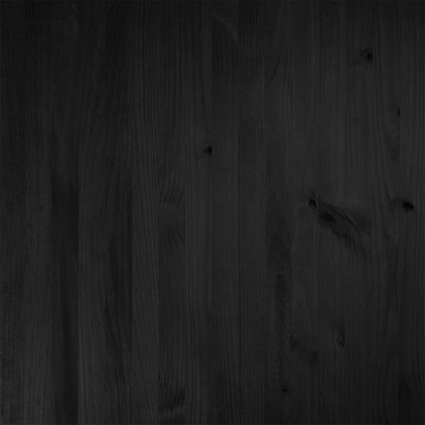 Пейка за хранене NOAIN 160 x 41 x 45 см Масивна боровина Черно