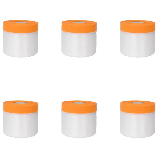 Калъф за прах с лепилна лента 6 pcs Прозрачен 55 x 3300 см HDPE