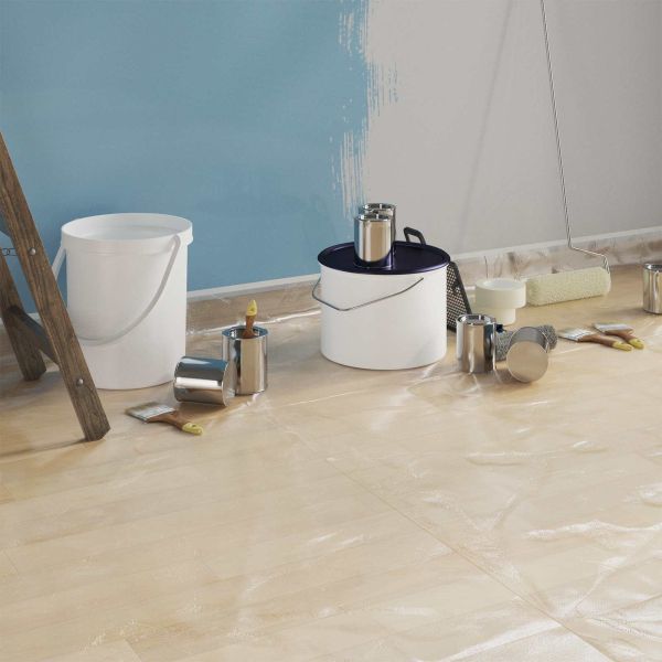 Прахосмукачна кърпа с лепило 6 pcs Прозрачен 55 x 3300 см HDPE