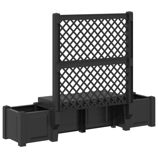 Градинска пейка Копенхаген Антрацит 173 x 49 x 135,5 см ПП