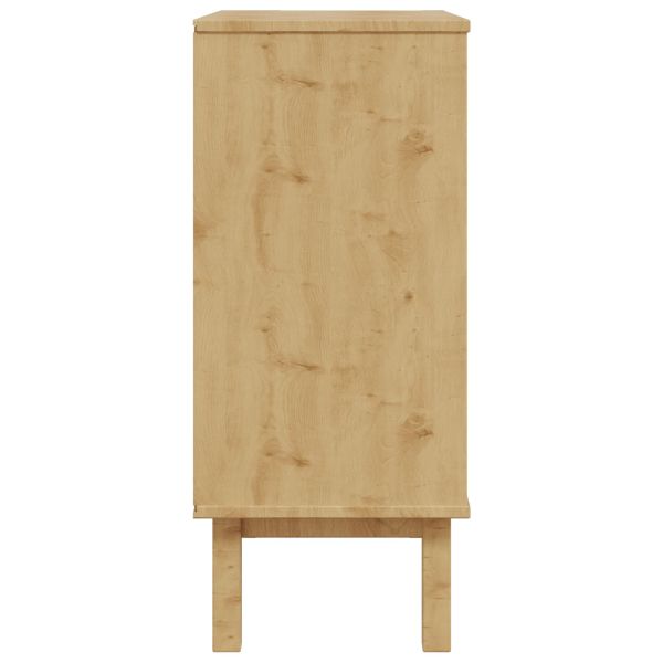 Плика OTTA Черно 76,5 x 39,5 x 90 см Масивна борова дървесина