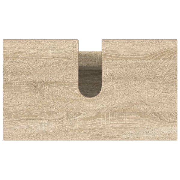 Шкаф със светло за баня Дъб сонома 60 x 35 x 60 см